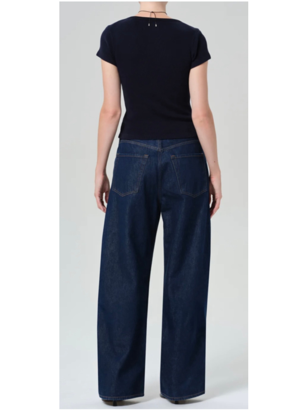 Women's Citizens of Humanity Ayla Baggy Dark Blue Jeans Sz 29 - Picture 2 of 16